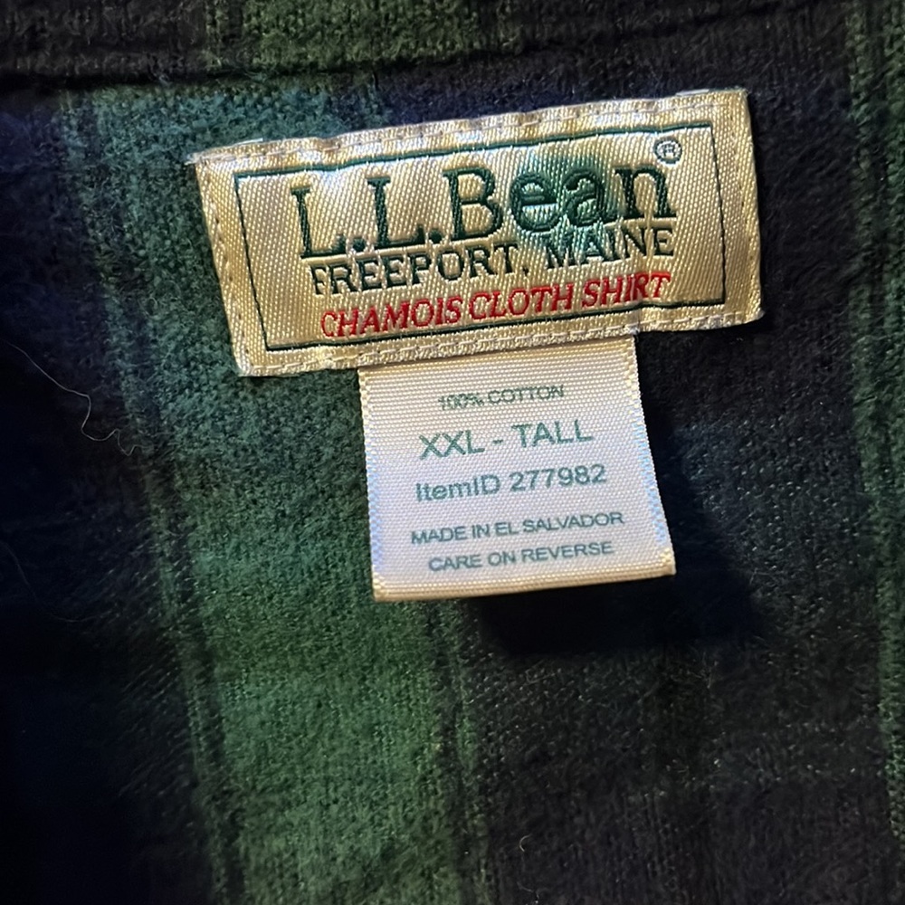 LL Bean Flannel - Picture 2 of 2